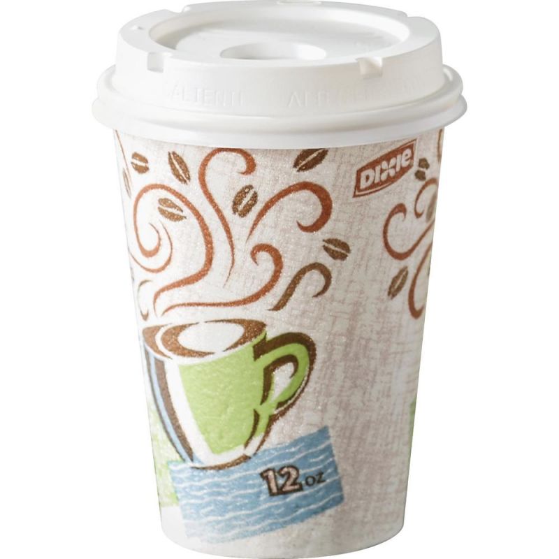 Dixie Perfectouch Insulated Paper Hot Coffee Cups By Gp Pro - 12 Fl Oz ...