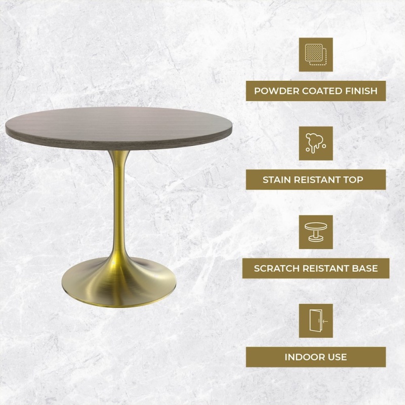 Verve Collection 36" Round Dining Table