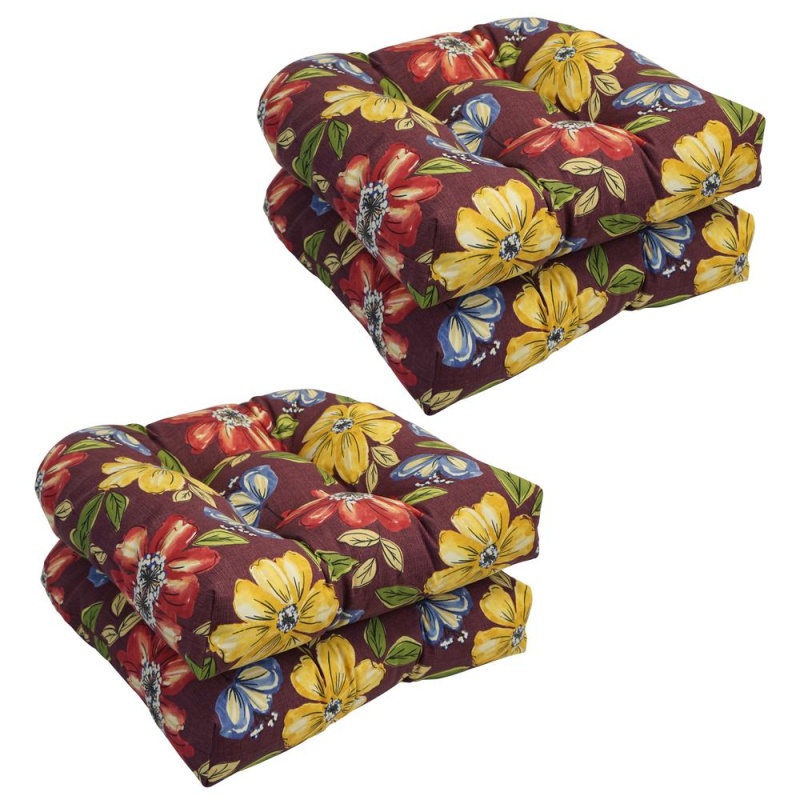 19-Inch U-Shaped Dining Chair Cushions (Set Of 4) 93184-4Ch-Od-174