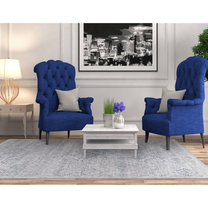 Emerald Duluth Grey & Blue 6.7x9.7 Rug