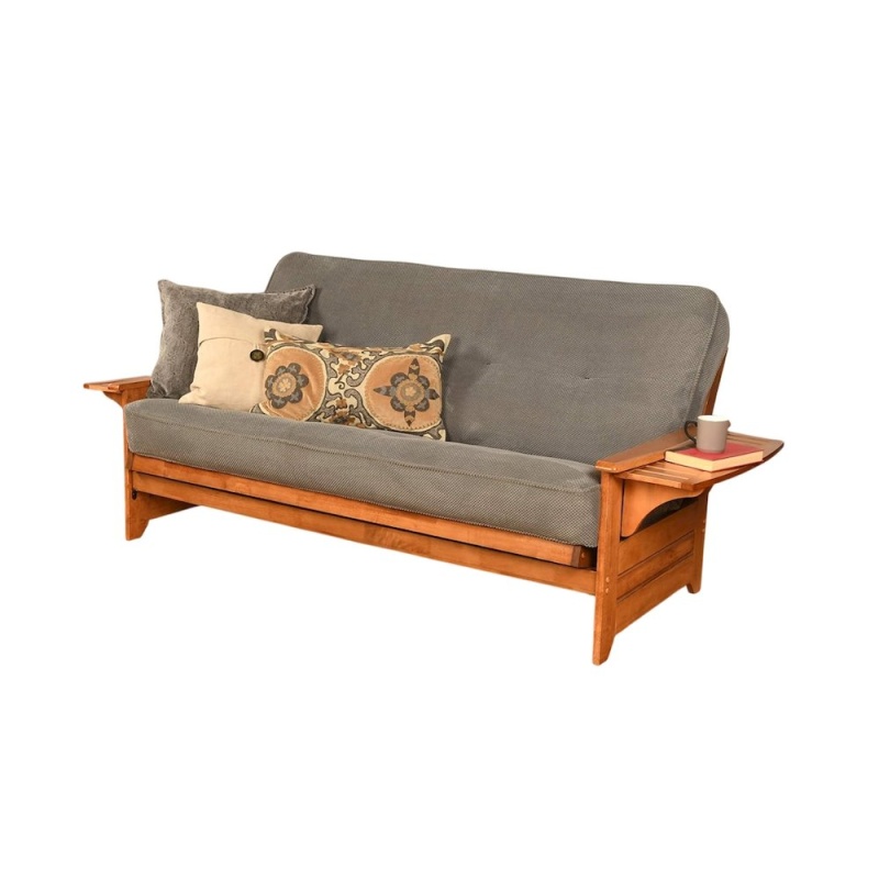 Phoenix Frame-Barbados Finish-Marmont Thunder Mattress-Storage Drawers