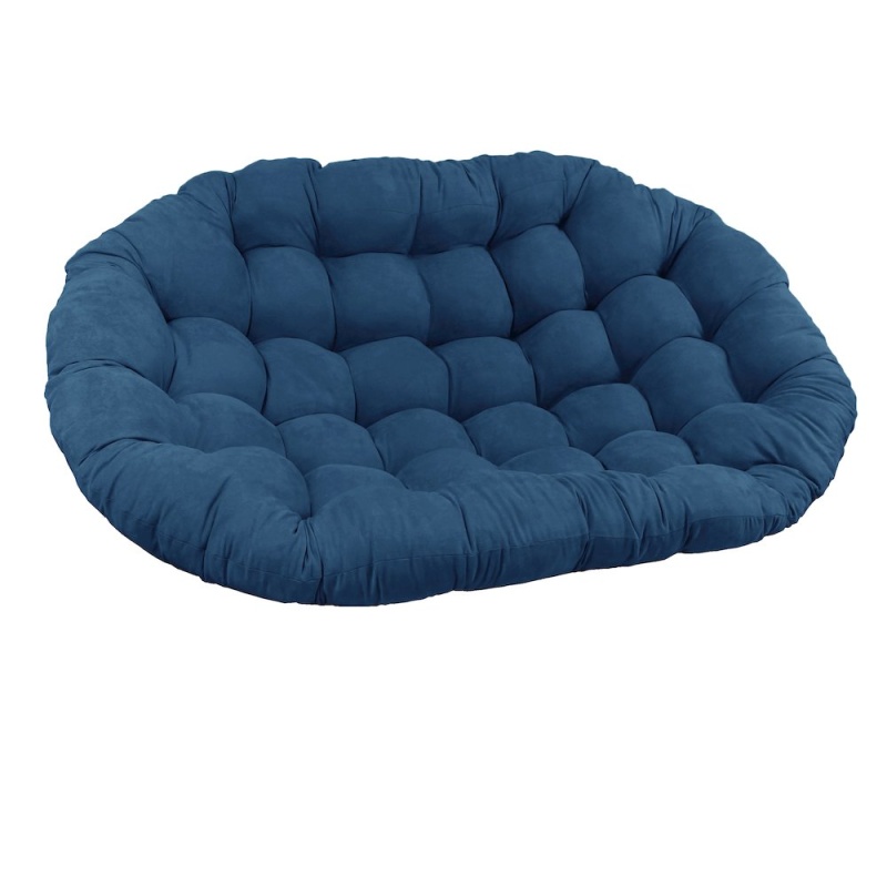 65-Inch By 48-Inch Solid Micro Suede Double Papasan Cushion