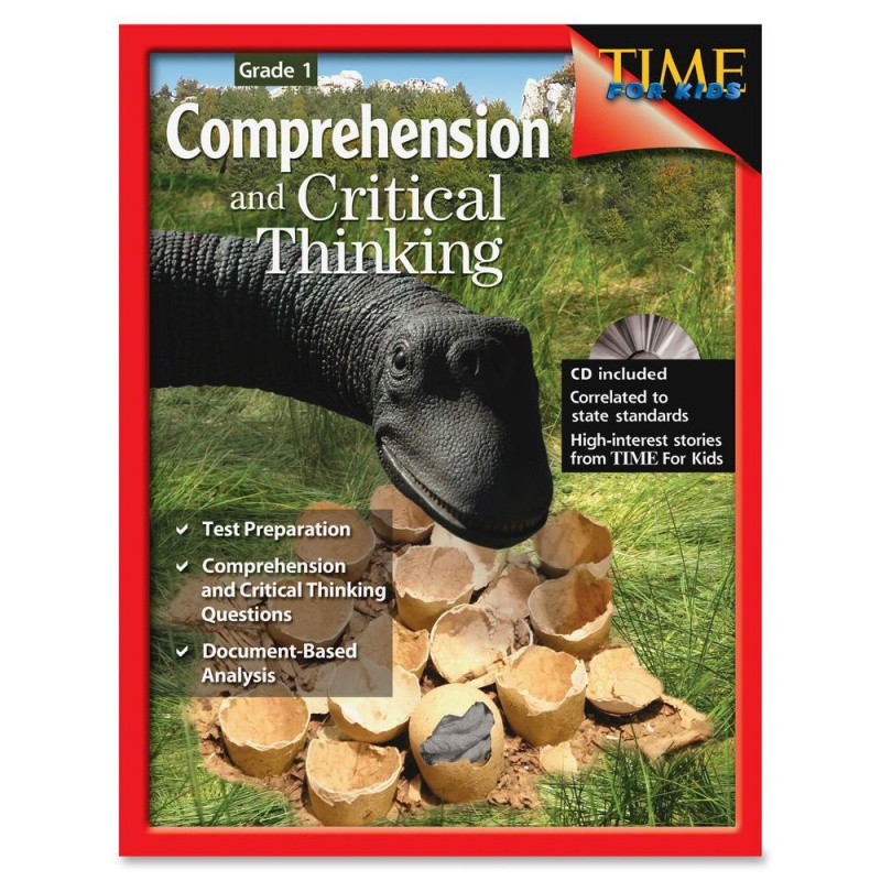 Shell Education Grade 1 Comprehension/Critical Thinking Book Printed/Electronic Book - 112 Pages - Shell Educational Publishing Publication - Book, Cd-Rom - Grade 1 - English