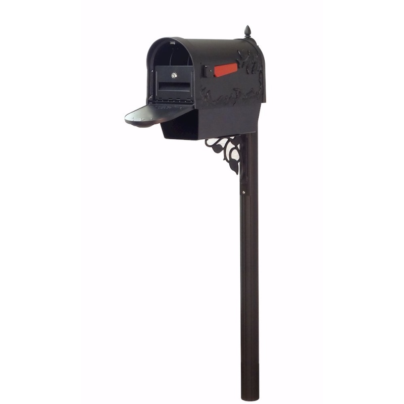 Hummingbird Curbside Mailbox With Newspaper Tube