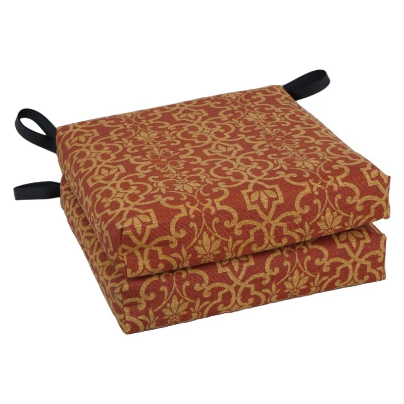 16-Inch Outdoor Cushion, Vanya Paprika