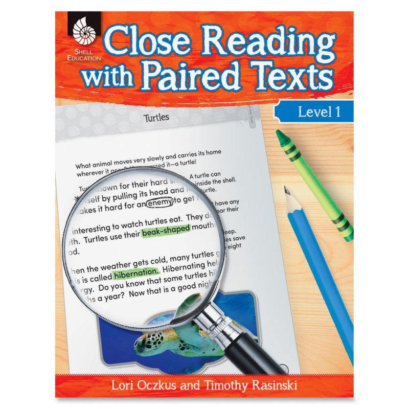 Shell Education Education Close Reading Level 1 Guide Printed Book By Lori Oczkus, M.A, Timothy Rasinski, Ph.D. - Shell Educational Publishing Publication - Book - Grade 1