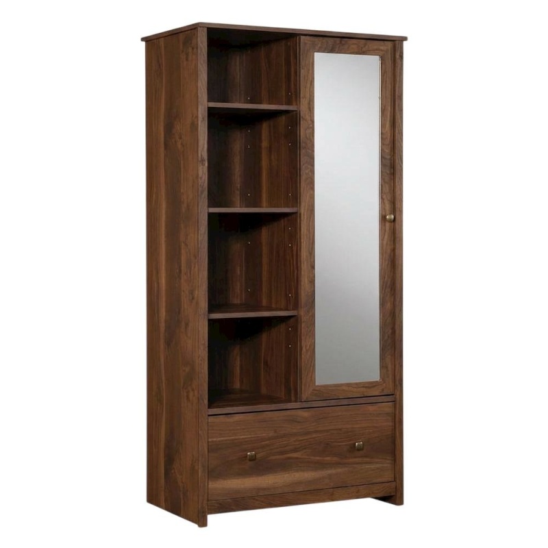 River Ranch Wardrobe Cabinet in Grand Walnut Finish