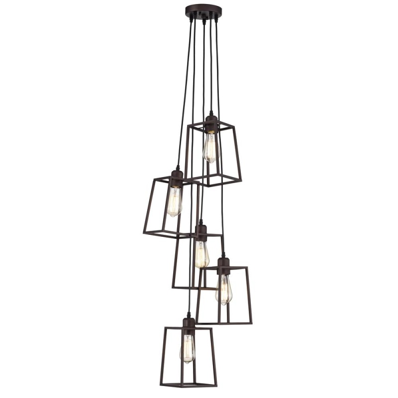 Chloe Lighting Ironclad Industrial 5-Light Pendant