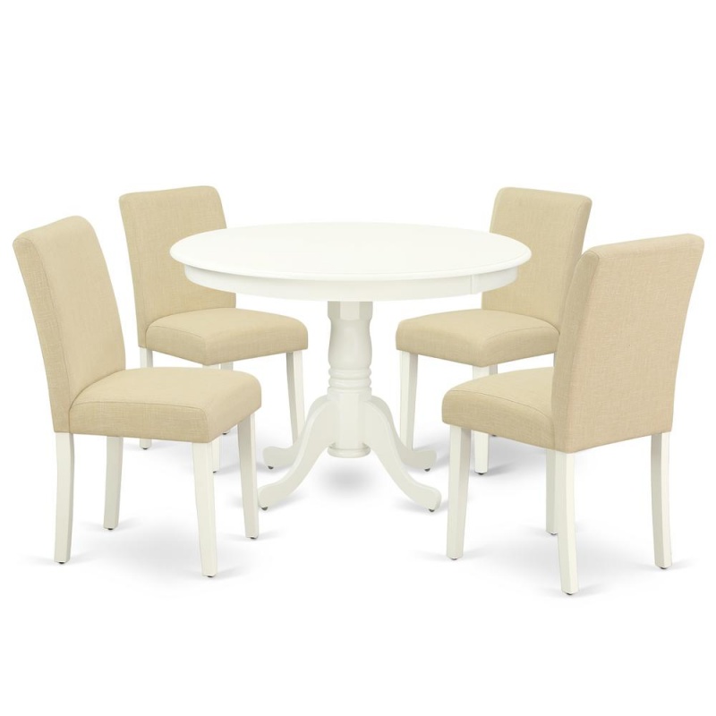Dining Room Set Linen White