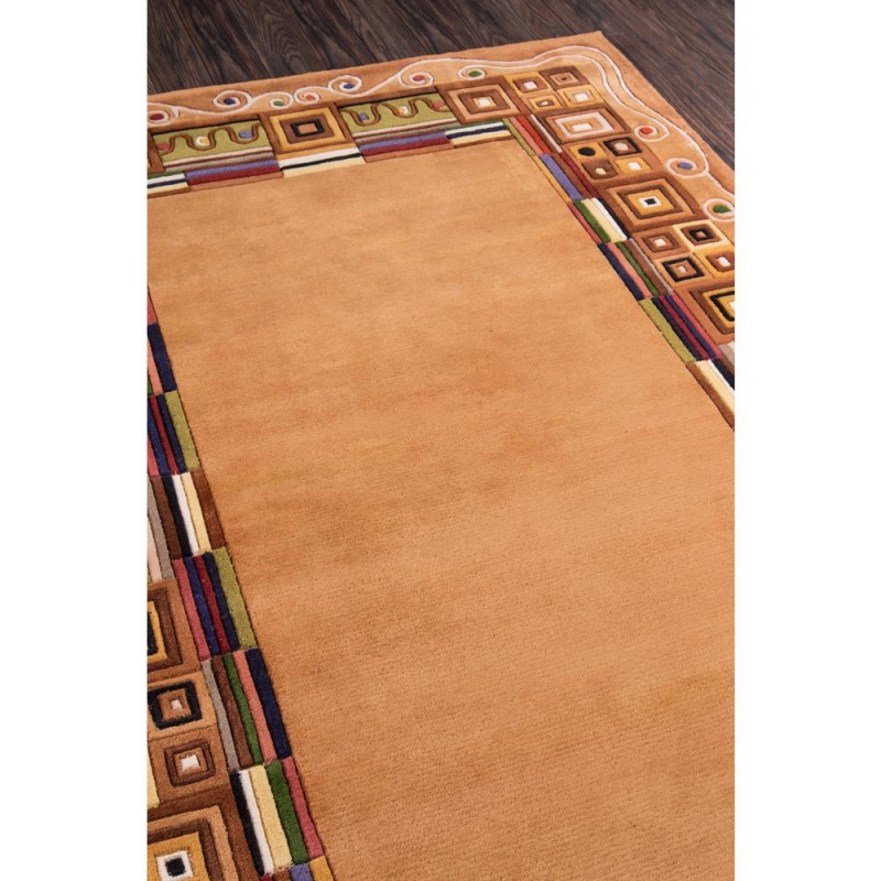 New Wave Area Rug, Gold, 8' X 11'