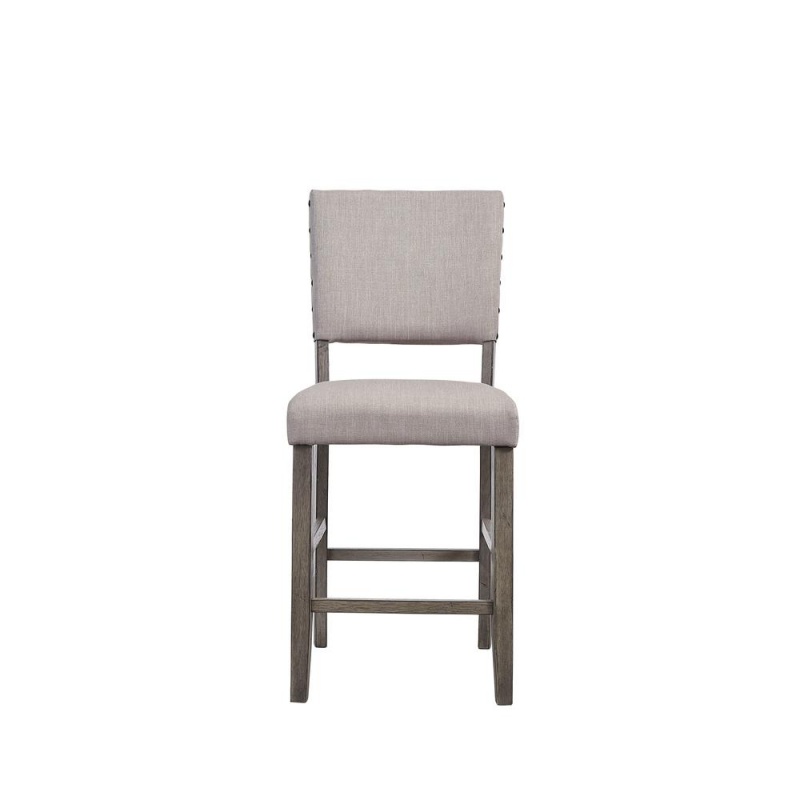 Upholstered Counter Chair, Set Of 2