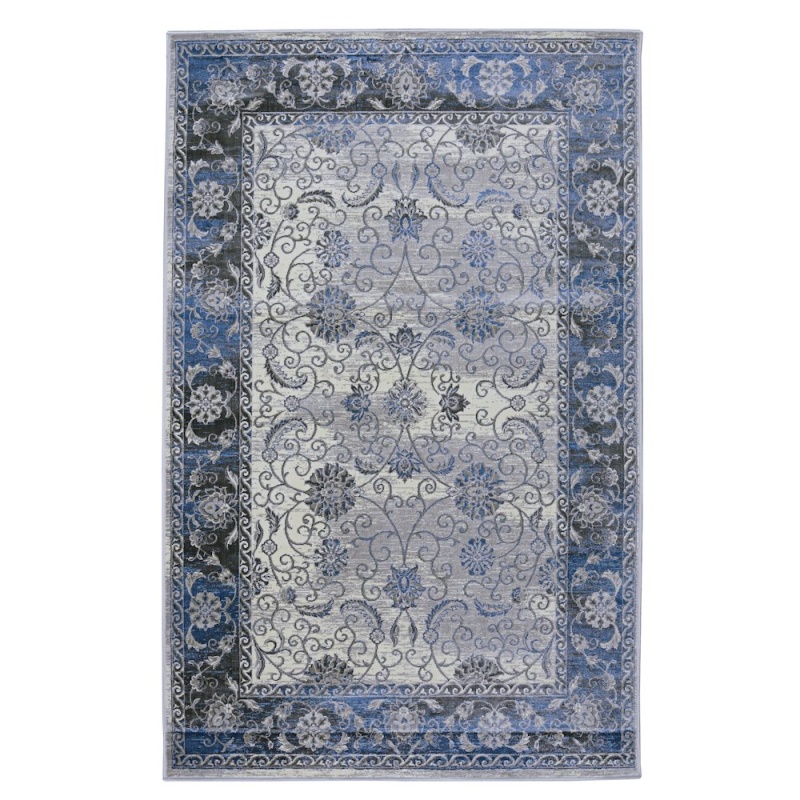 Vintage Isfahan Grey & Charcoal 9X12, Rug