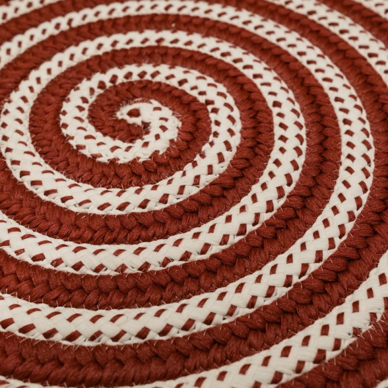 Candy Cane Rugs - Red 35” X 35”
