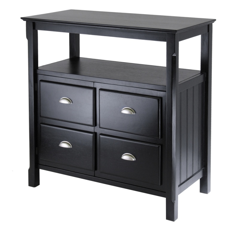 Timber Buffet Table With Two Doors