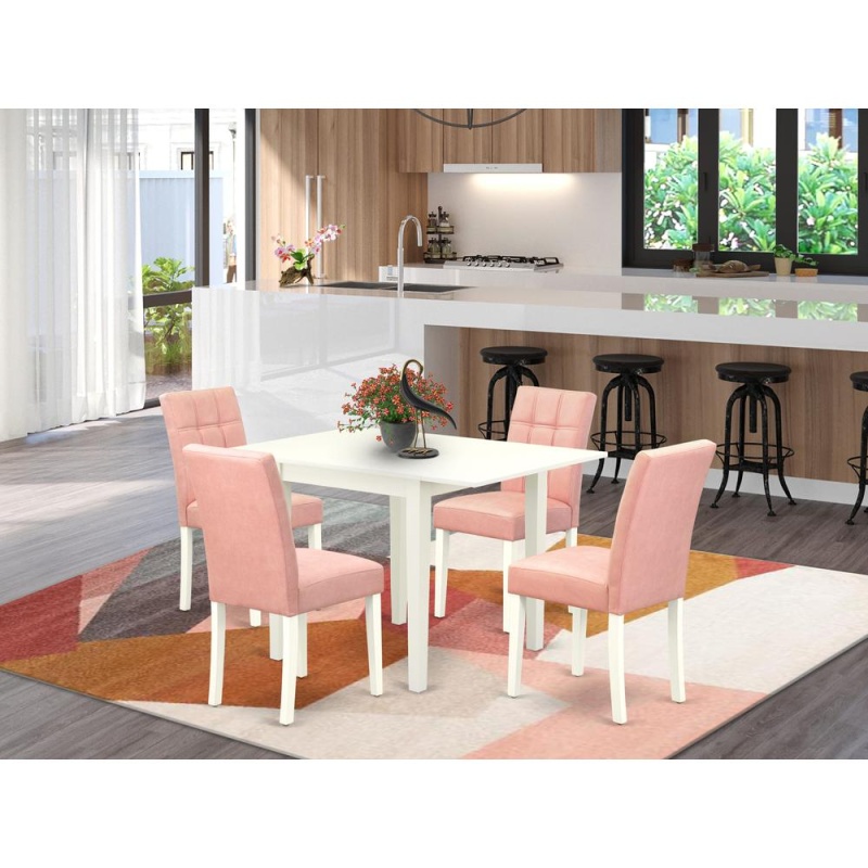 5 Piece Kitchen Table Set with a Wood Table