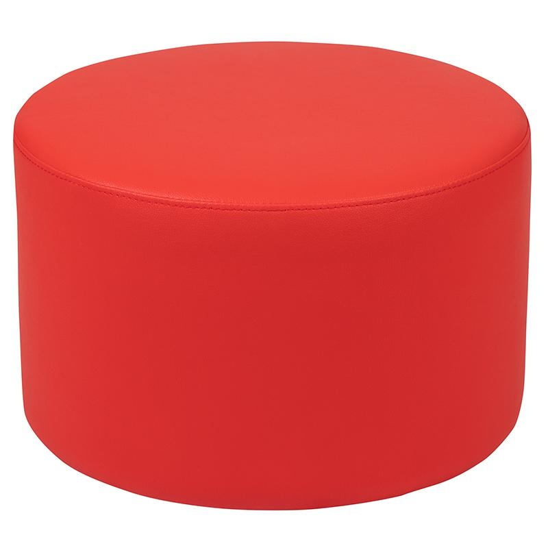 Soft Seating Collaborative Circle For Classrooms And Daycares - 12" Seat Height (Red)