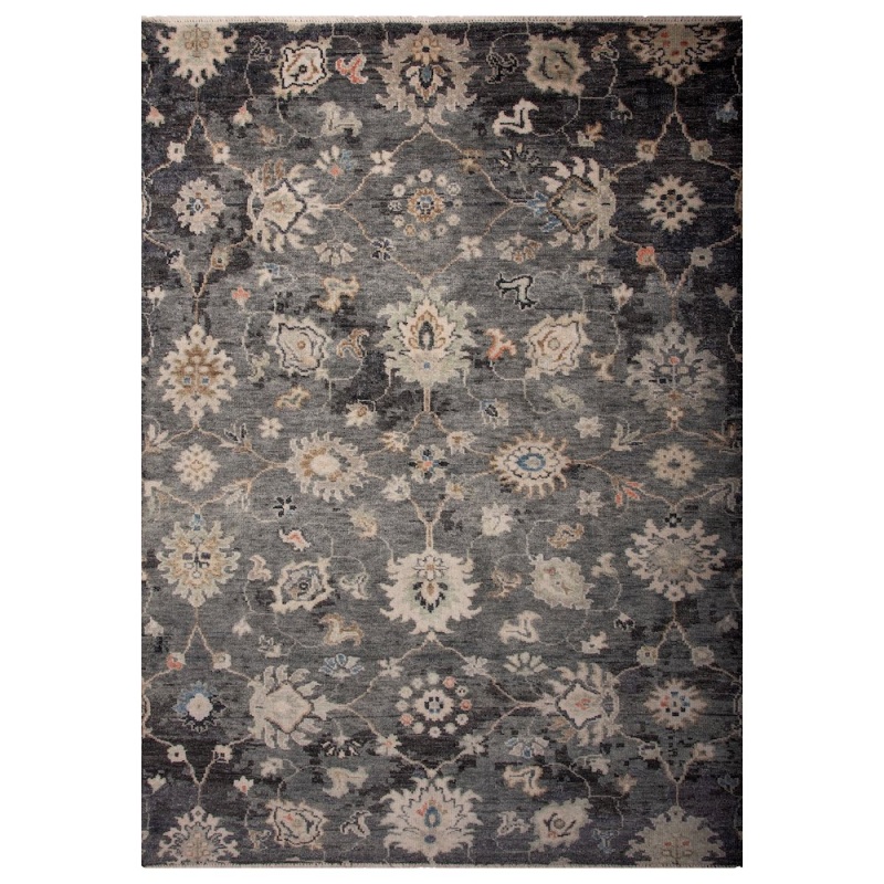 6' X 9' Cut Pile Hand Knotted Rug