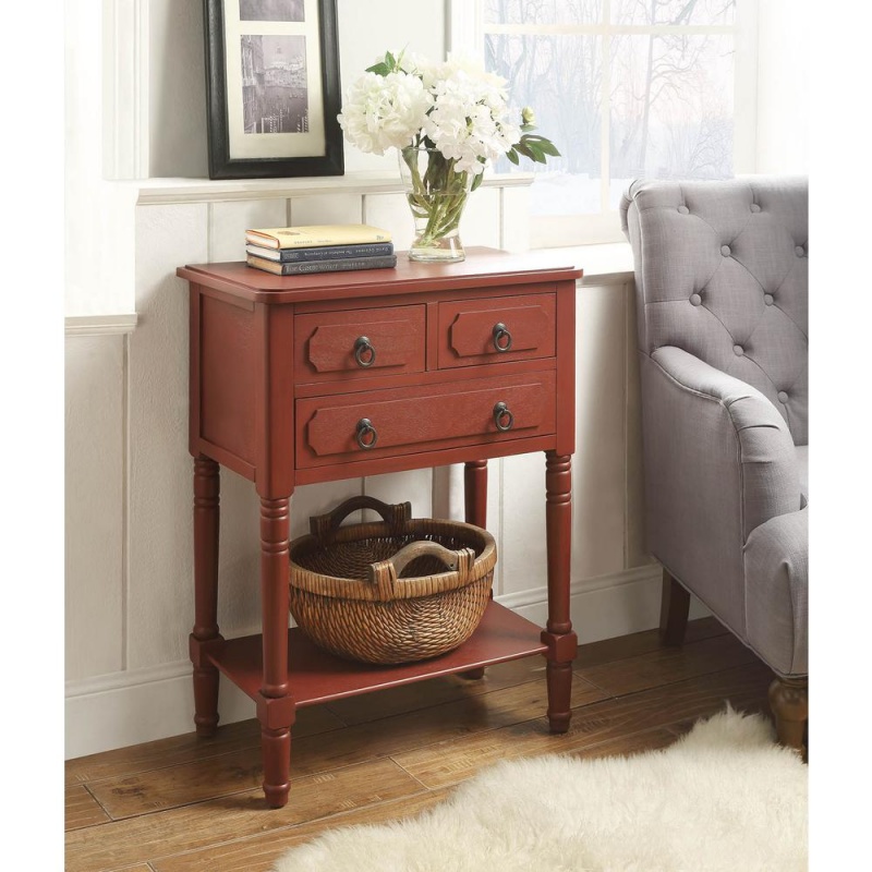 Simplicity 3 Drawer Chest (Red)