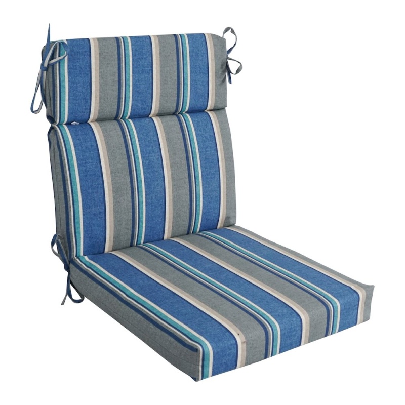 22-Inch by 45-Inch Polyester Patterned Outdoor Chair Cushion