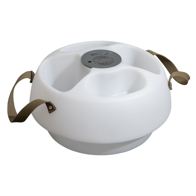 Sunjoy Pool Floating Bluetooth Speakers, Floating Beverage Tub