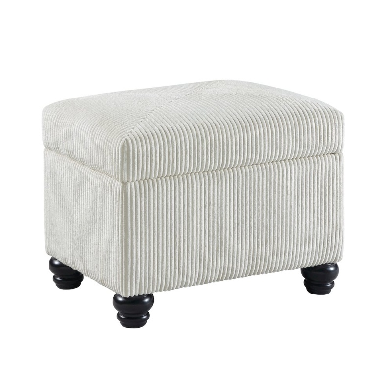Designs4comfort Corduroy 5th Avenue Storage Ottoman
