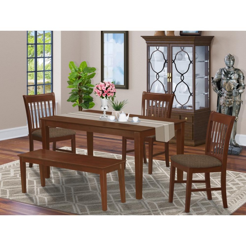 5 Pc Dining Room Set-Dining Table And 4 Dining Chairs