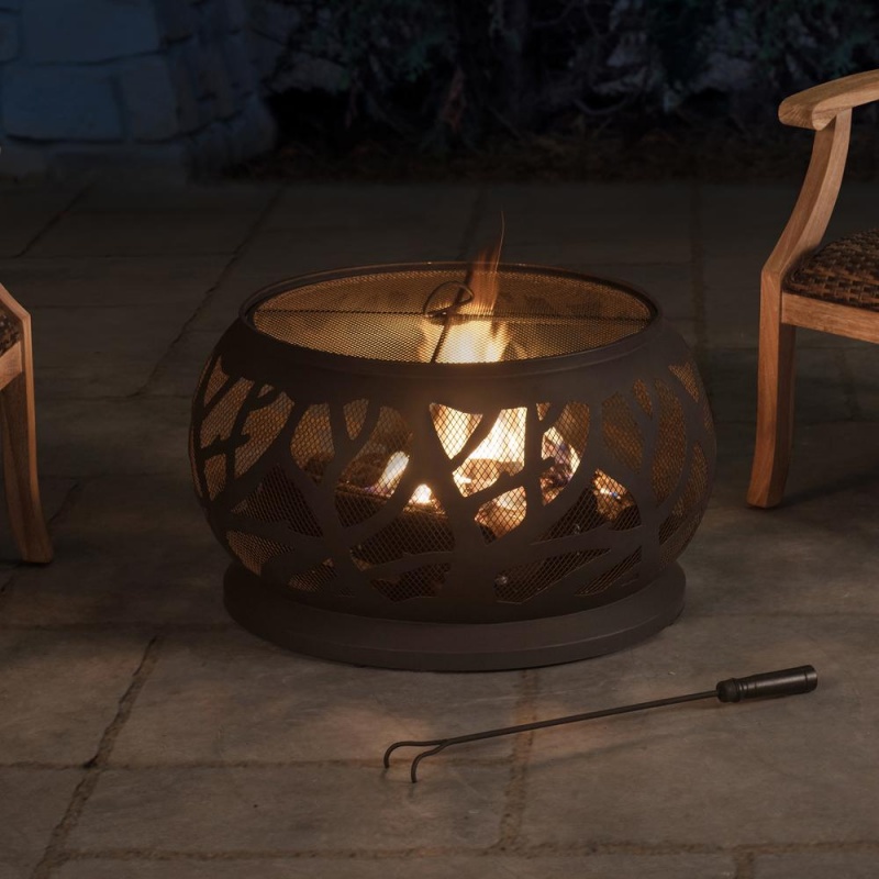 Ambercove Elmsely 28 In. Wood-Burning Outdoor Firepit