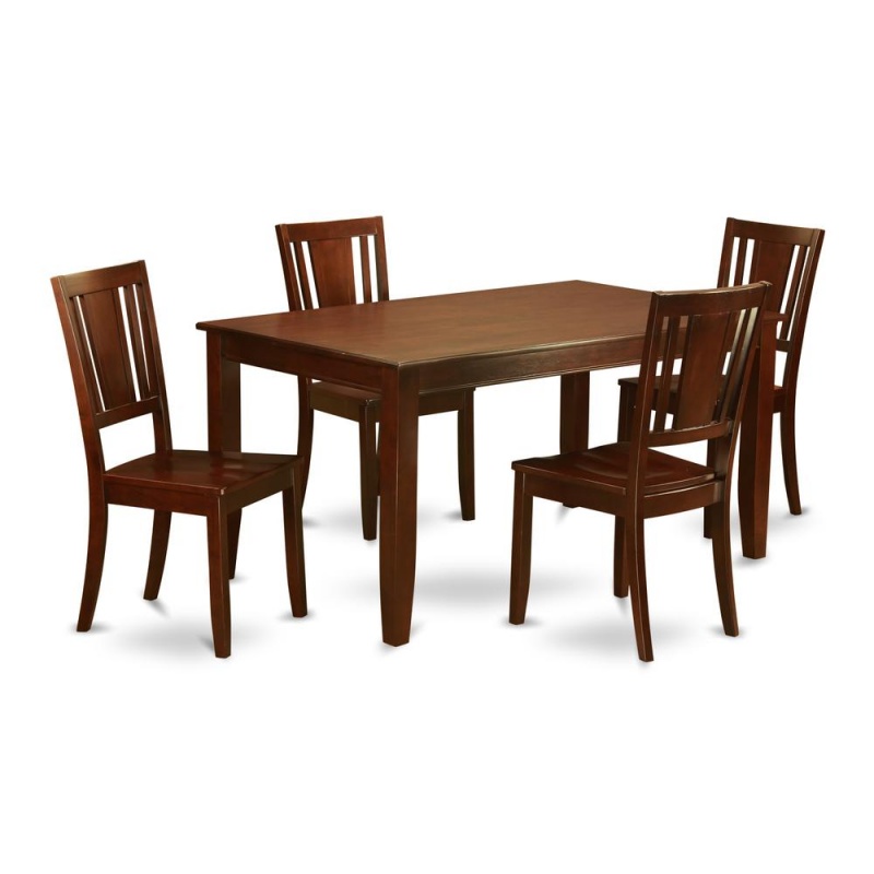 5 Pc Dining Room Set-Dinette Table And 4 Dining Chairs