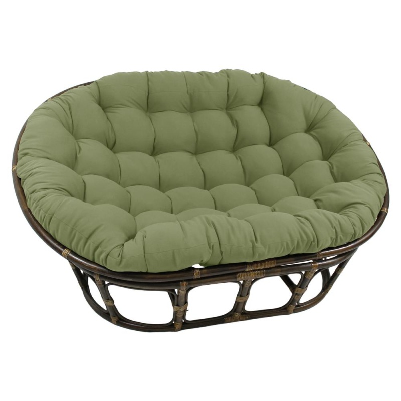 78-Inch By 58-Inch Solid Twill Double Papasan Cushion 93304-78-Tw-Sg