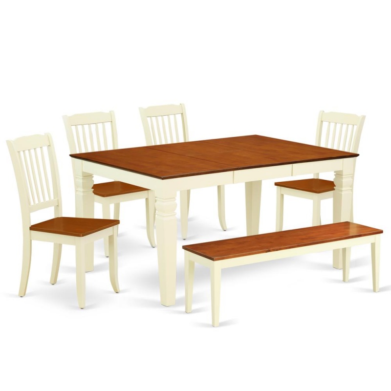 Dining Room Set Buttermilk & Cherry