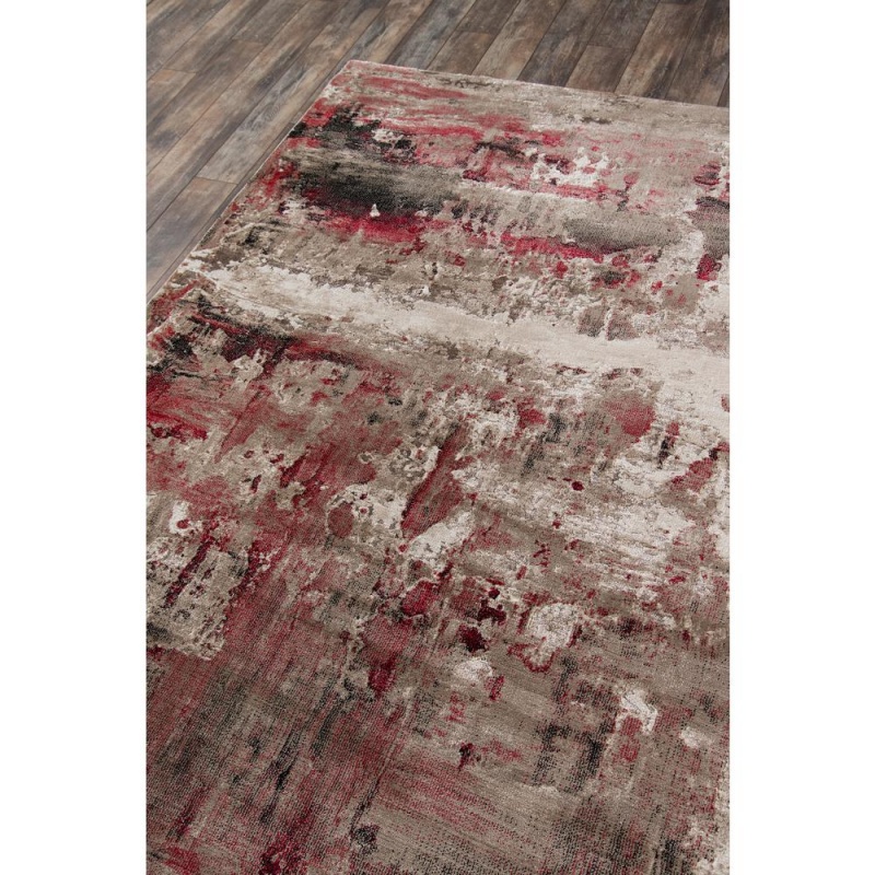 Monterey Area Rug, Red, 3'3" X 5'