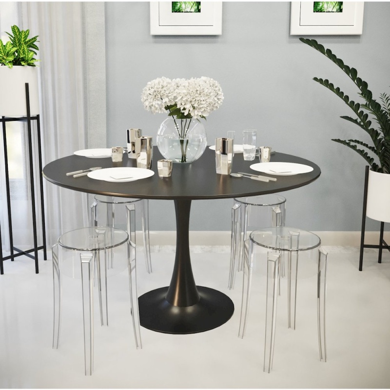 Averill Modern Plastic Dining Stool