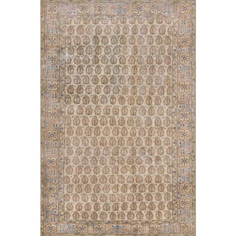 Traditional Rectangle Area Rug, Blush, 5' X 7'6"