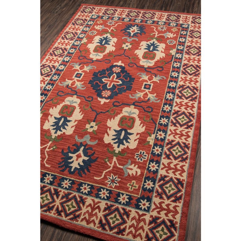Tangier Area Rug, Red, 7'6" X 9'6"