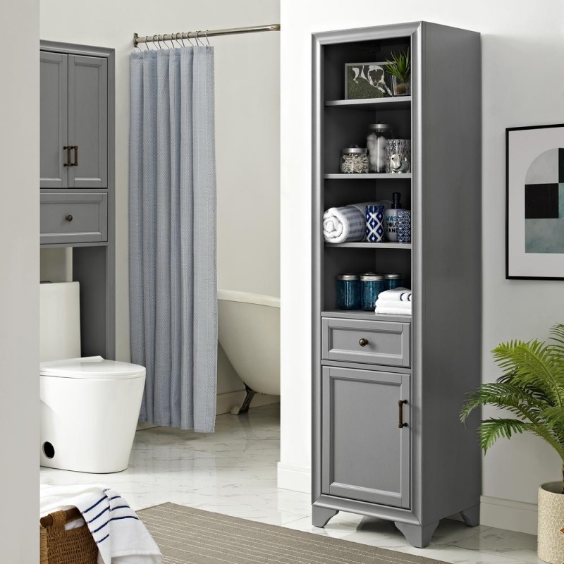 Tara Linen Cabinet Gray
