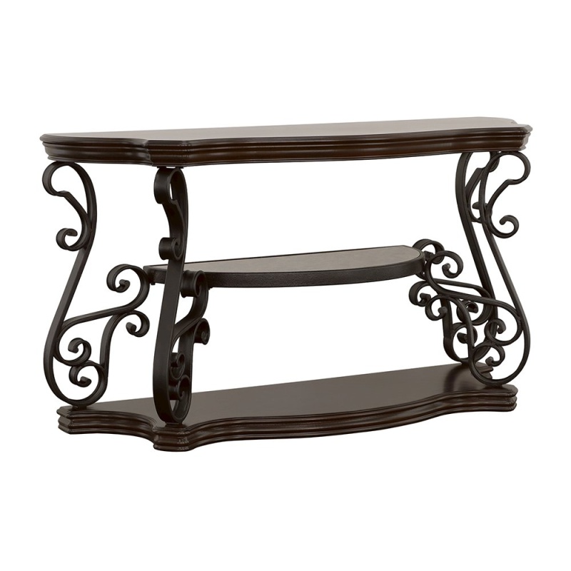 Laney Scrollwork Entryway Sofa Console Table