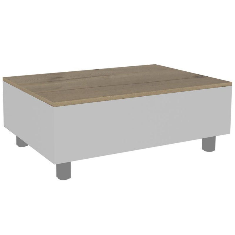 Aran Lift Top Coffee Table White