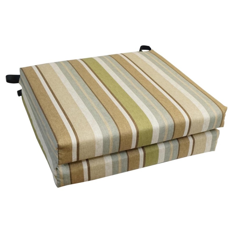 20-Inch By 19-Inch Patterned Outdoor Chair Cushions (Set Of 2) 93454-2Ch-Od-177