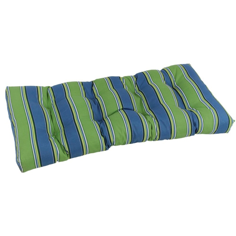 42-Inch By 19-Inch Squared Patterned Spun Polyester Tufted Loveseat Cushion 94006-Ls-Reo-29