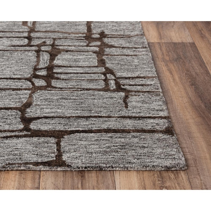 Winston Gray 5' X 8' Hand-Tufted Rug