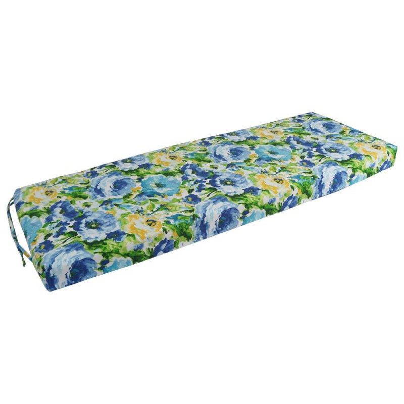 48-Inch By 19-Inch Patterned Outdoor Loveseat Cushion