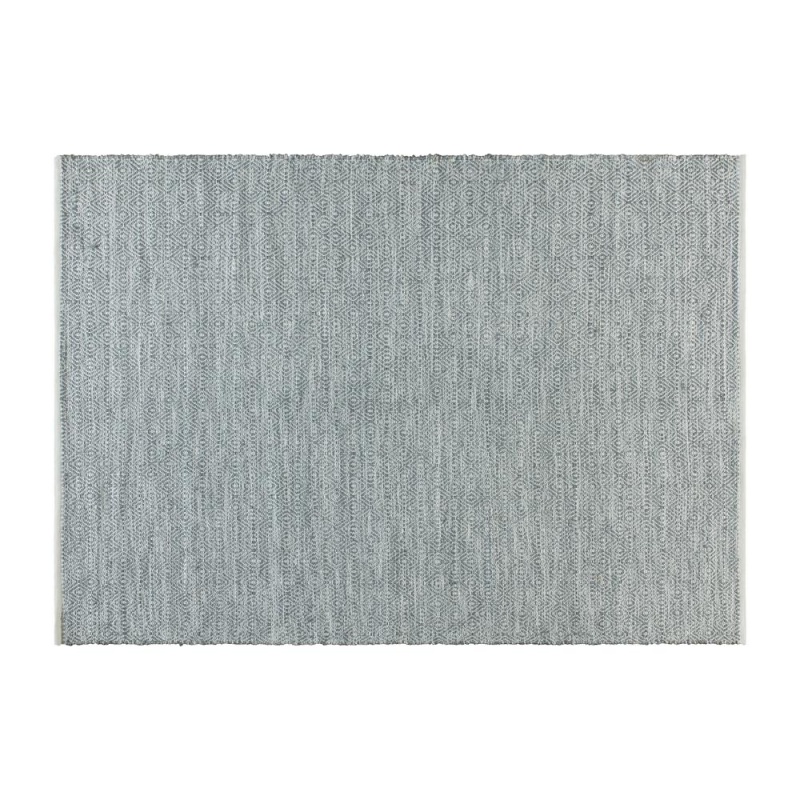 5' X 7' Handwoven Indoor/Outdoor Diamond Pattern Area Rug In Grey