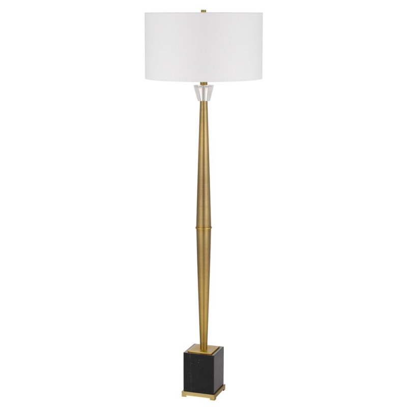 150W 3 Way Salford Metal Floor Lamp