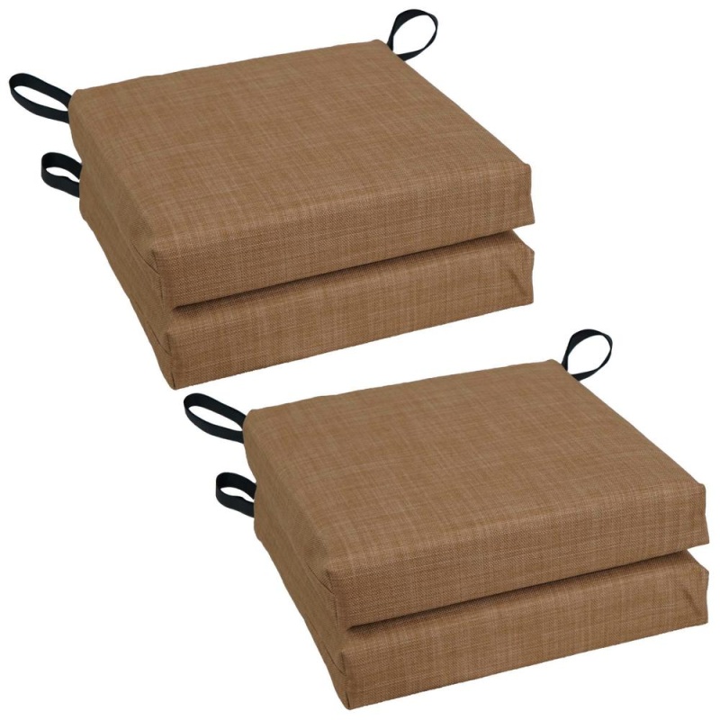 Set Of 4 Outdoor Chair Cushions, Mocha