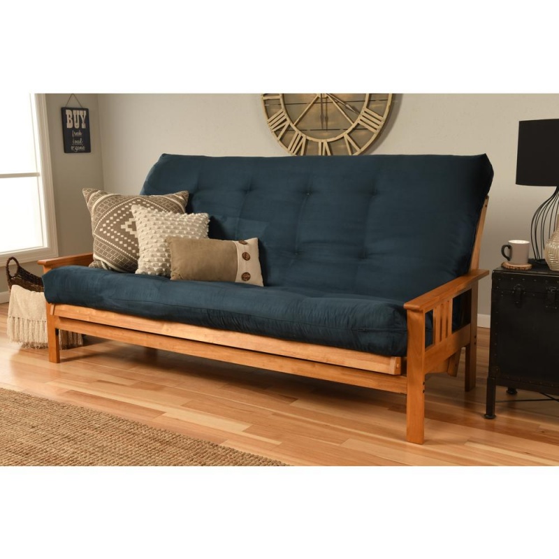 Monterey Frame/Queen/Butternut Finish/Suede Navy Mattress