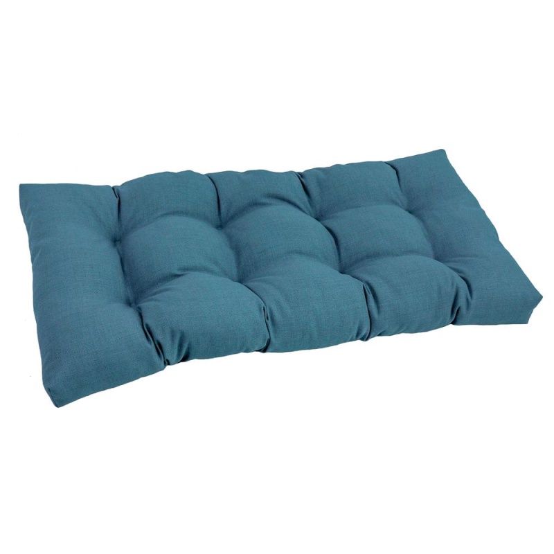 42-Inch by 19-Inch Squared Solid Spun Polyester Tufted Loveseat Cushion