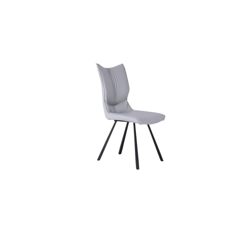 Silvia Dining Chair In Gray (Set Of 2)