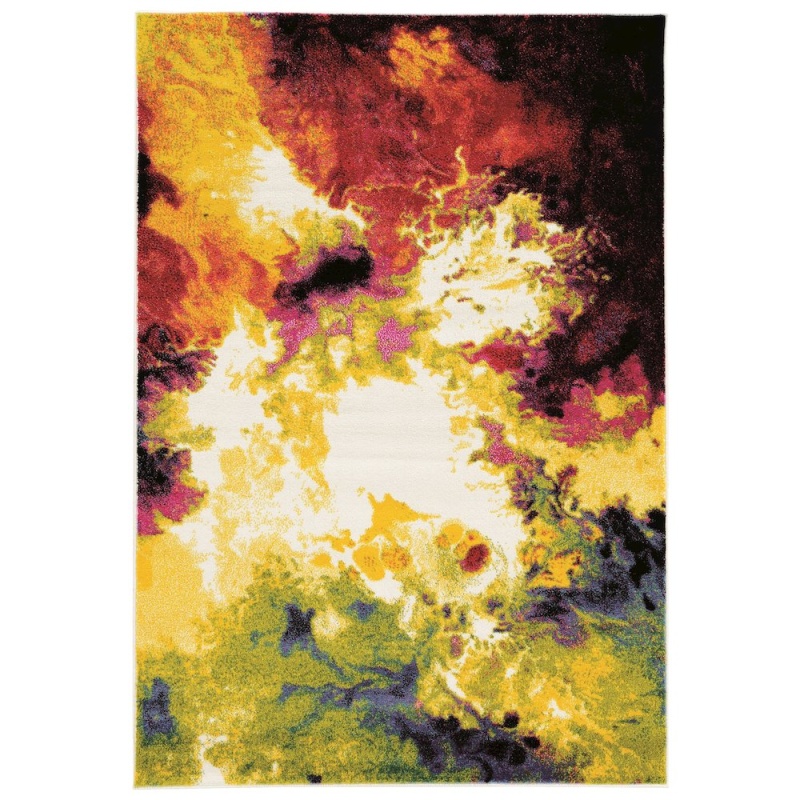 Masters ColorVolcano Ivory & Multi 5X7.6 Rug