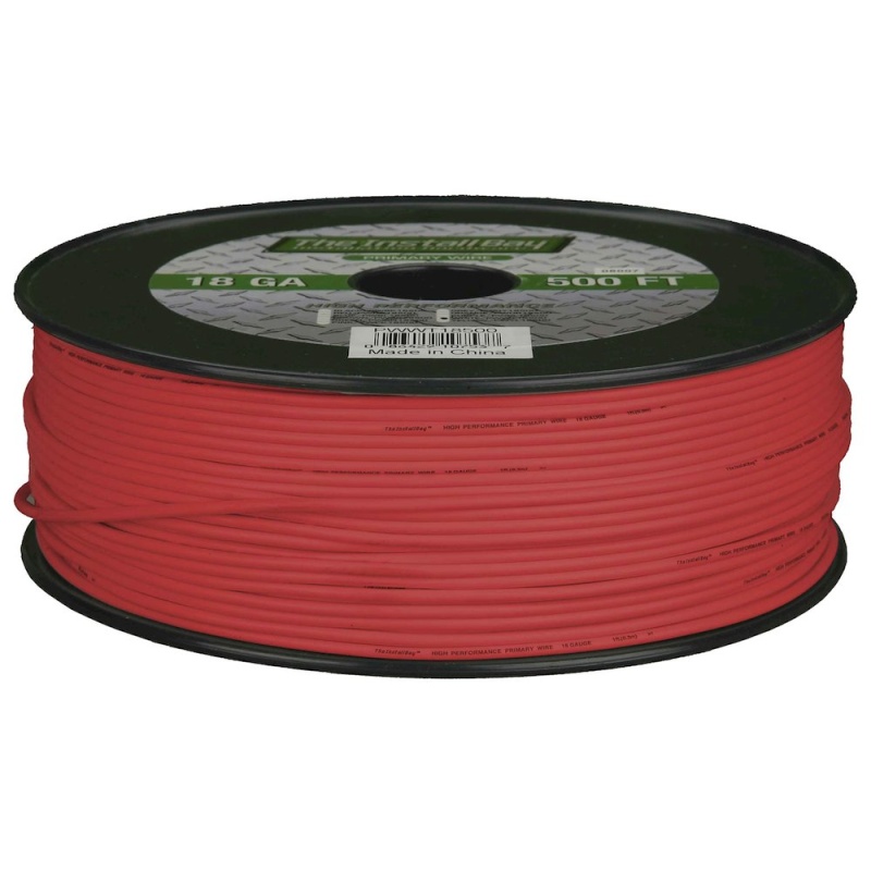 14GA Red Copper Primary Wire 500 Ft