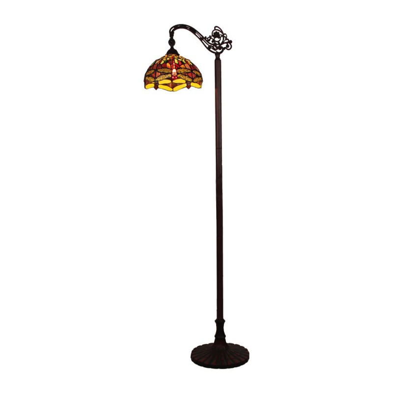 Chloe Lighting Empress Dragonfly Reading Floor Lamp
